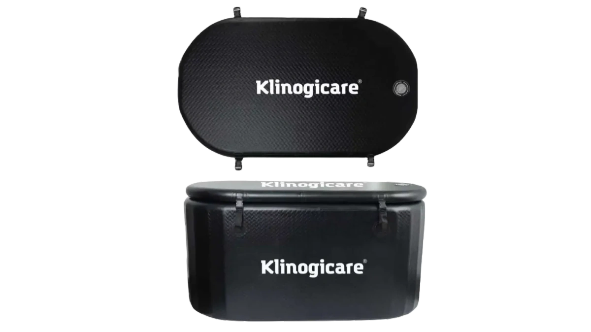 Ovale Klinogicare&reg; Ice Bath Wanne mit Chiller f&uuml;r den Innen- oder Au&szlig;enbereich