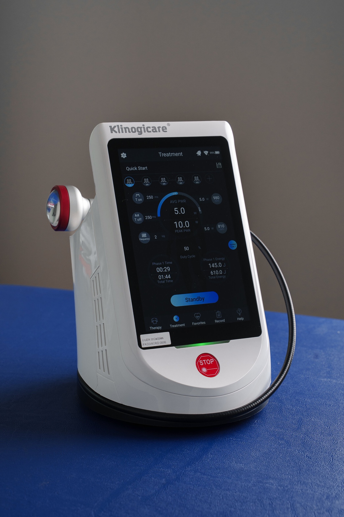 Rehabilitationsbehandlung mit Beam Ultra Power Physio Laser 30W